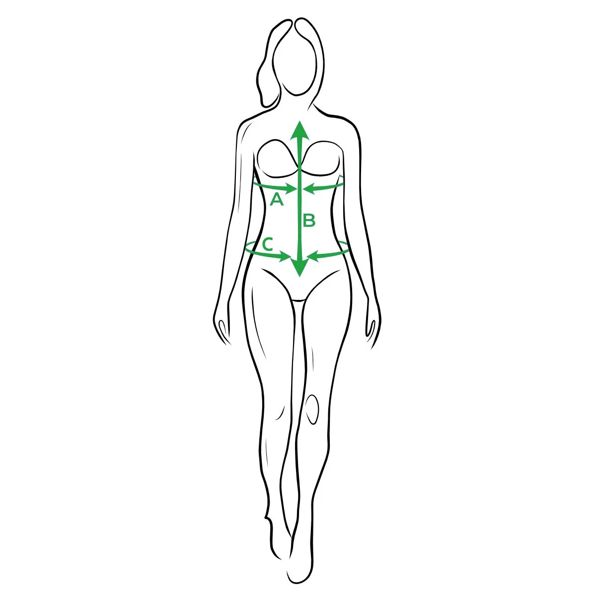 Symboly použité v tabuľke veľkostí