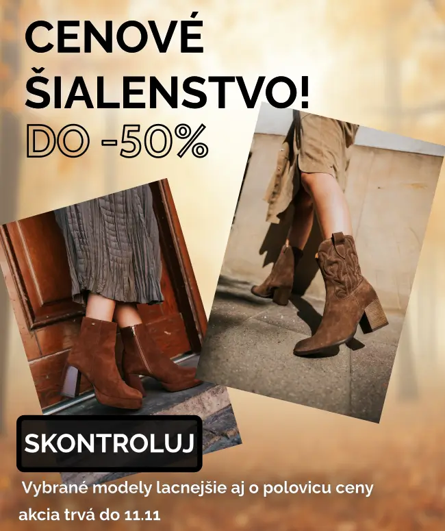 SK - CENOVÉ ŠIALENSTVO! DO -50%
