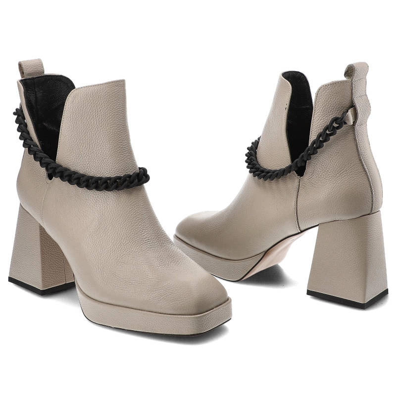 Členkové Topánky Karino - 4455/001-P Beż/Lico