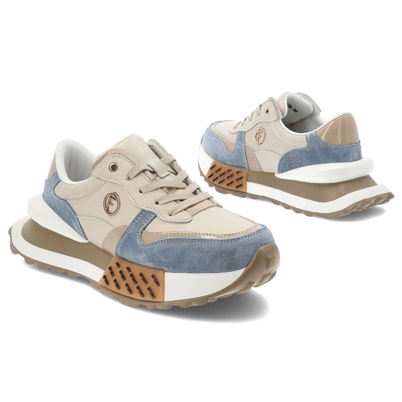 Tenisky FILIPPO - DP6733/25 BE BL Beżowy/Niebieski