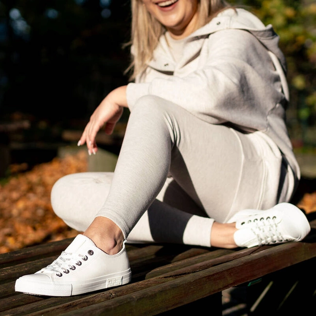 Plátenky Big Star - KK274105 Biały