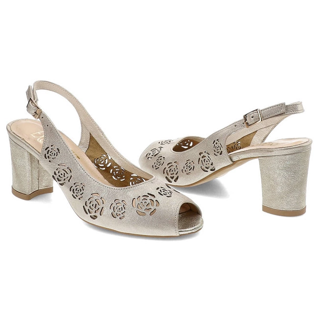 Sandále Exquisite - 1050 Grid Złoty