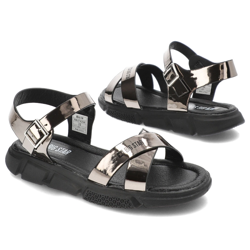 Sandále Big Star - NN374264 Czarny