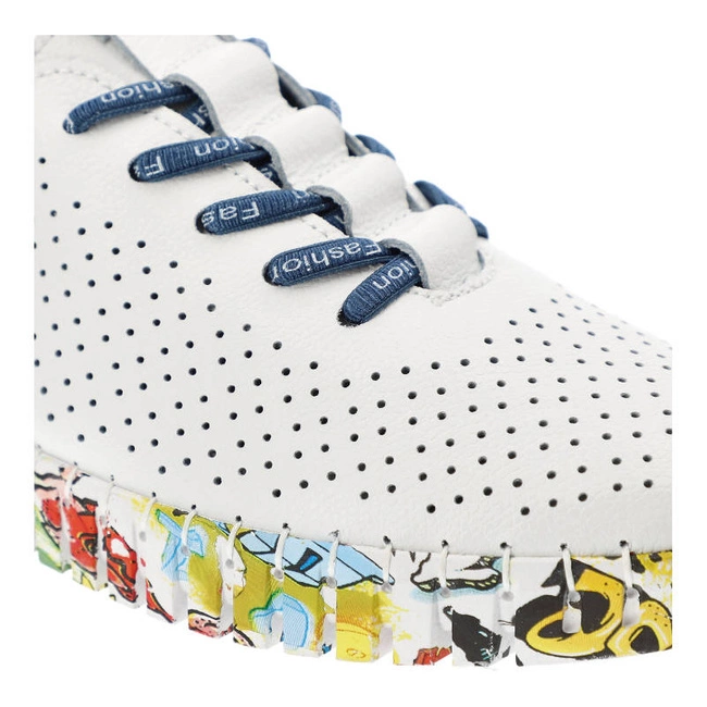 Tenisky Artiker - 52C1382 Biało-Niebieski