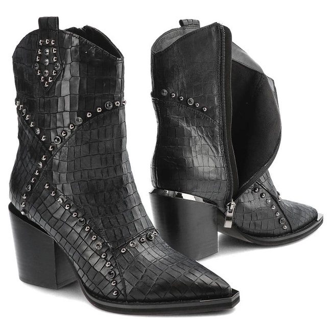 Členkové Topánky Alma en Pena - I22251 New York Black