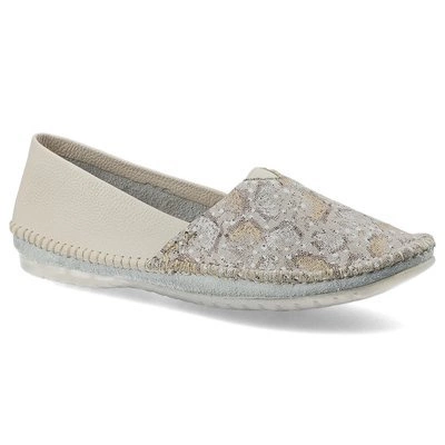 Baleríny Maciejka - 01930-81/00-0 Beż/Gad Złoty