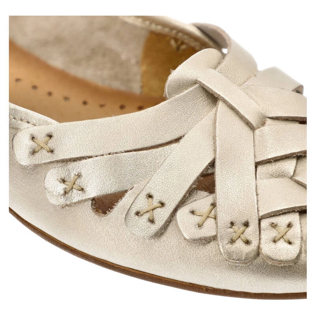 Baleríny Maciejka - 01358-42/00-0 Złoty