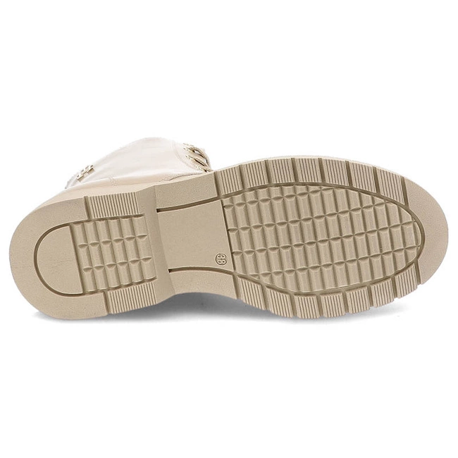 Členkové Topánky Tommy Hilfiger - T4A5-32411-1453500-Lace-Up Bootie Beige 500