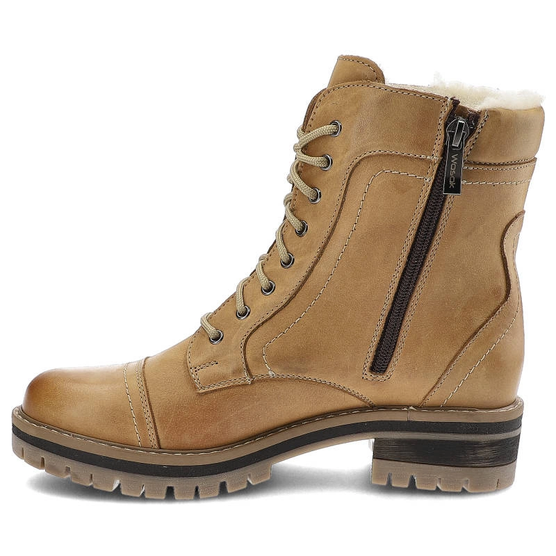 Šnúrovacie Členkové Topánky Wasak - 546N Rudy