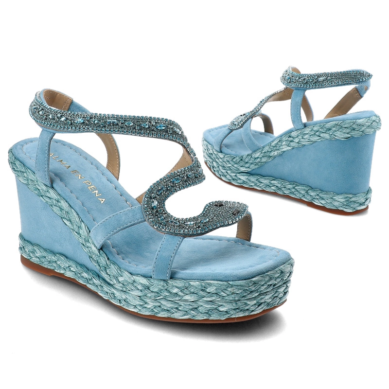 Sandále Alma en Pena - V240989 Suede Sky