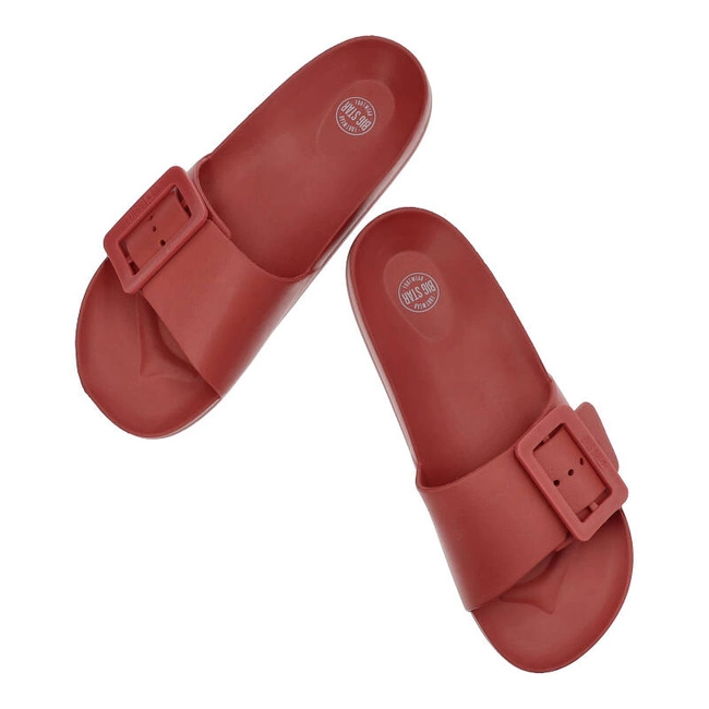 Šľapky Big Star - FF274A385 Czerwony