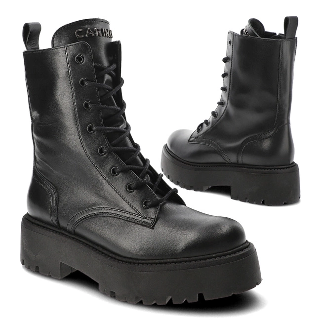 Členkové Topánky Carinii - B9895_-E50-000-000-G58 Czarny