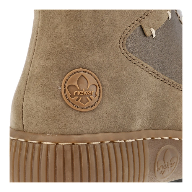Šnúrovacie Členkové Topánky RIEKER - Z6614-90 Bronze