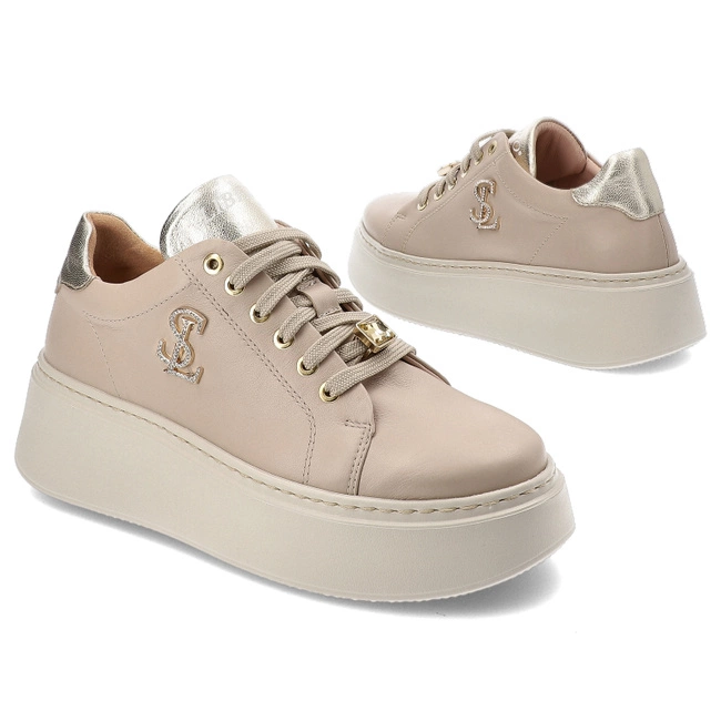 Tenisky Libero - 3010 Brąz+Złoty 475/111