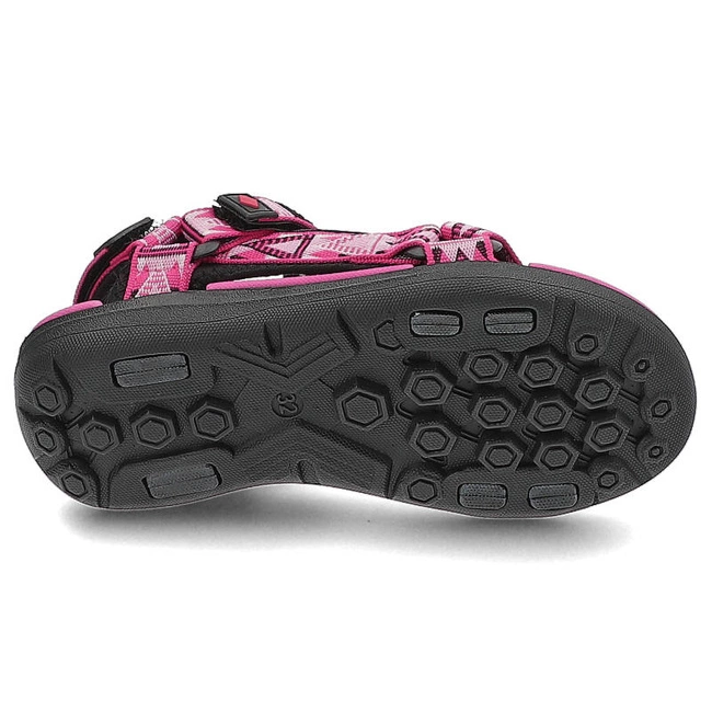 Sandále Lee Cooper - LCW-22-34-0962K Black-Fushia