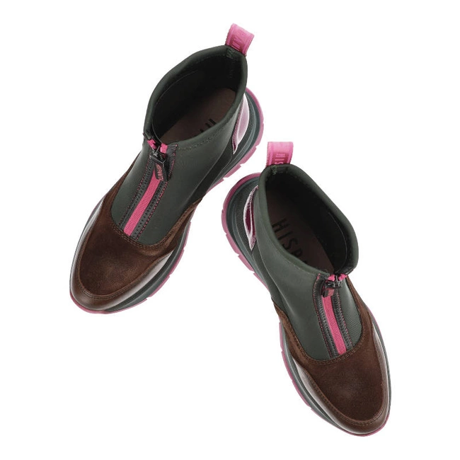 Členkové Topánky Hispanitas - CHI233099 Soho-I23 Cocoa Velour-I23 Cocoa