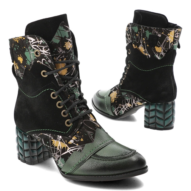 Členkové Topánky Maciejka - 06160-01/00-7 Czarny+Zielony