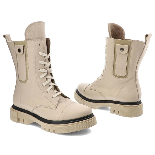 Členkové Topánky Blu - 109/7 Beż G