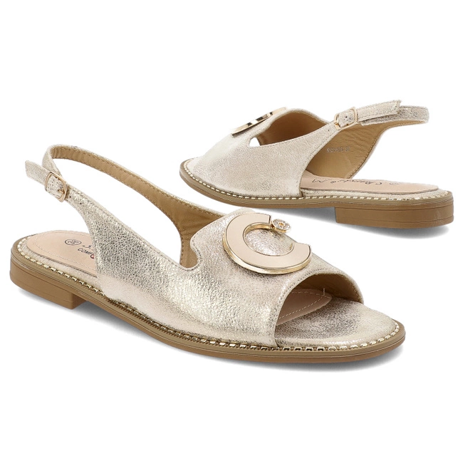 Sandále S.BARSKI - KV51-084 Lt.Gold