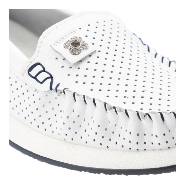 Mókazíny S.BARSKI - LR51-673 White/Navy