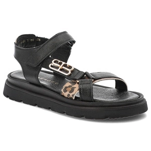 Sandále ARMODO - 40441 V.Czarny/Pantera Beż