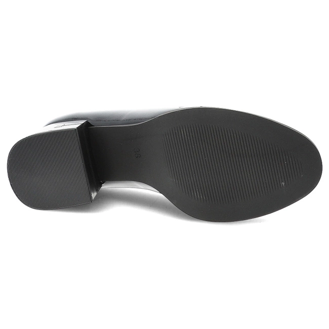 Poltopánky VINCEZA - 18105 BK PT Czarny Lakier