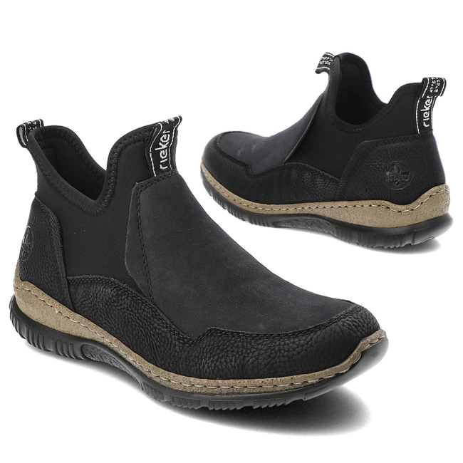 Členkové Topánky Rieker - N3275-00 Black