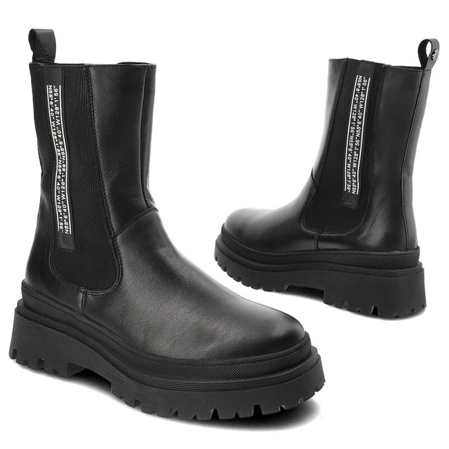 Členkové Topánky Pollonus - 5-1579-001 Czarny Lico