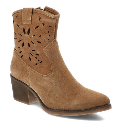 Členkové Topánky S.Barski - SN622-20 Camel