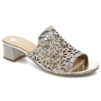 Šľapky Armodo - 0445 Beż/Złoty 7261 MBP