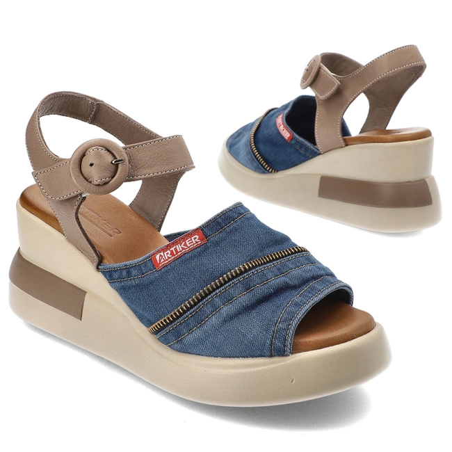 Sandále Artiker - 54C0208 Jeans/Stone
