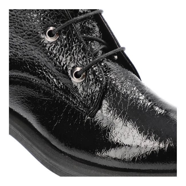 Šnúrovacie Členkové Topánky Venezia - 00101436R 145 Czarny