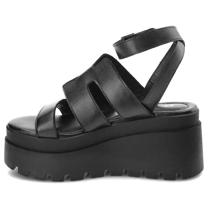 Sandále Carinii - B9423_-E50-000-000-G06 Czarny