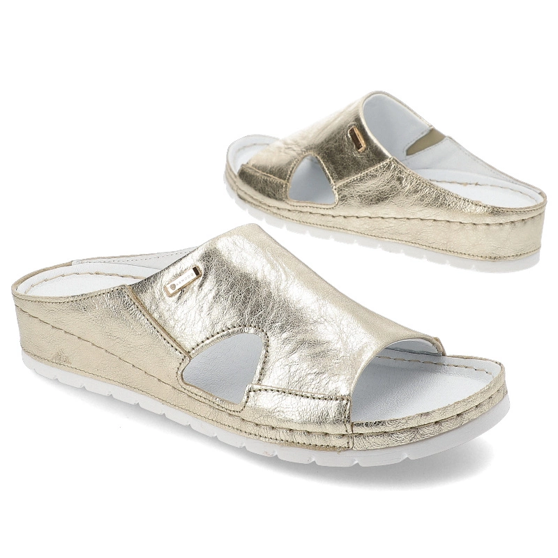 Šľapky Armodo - 50055 Kryształ Złoto