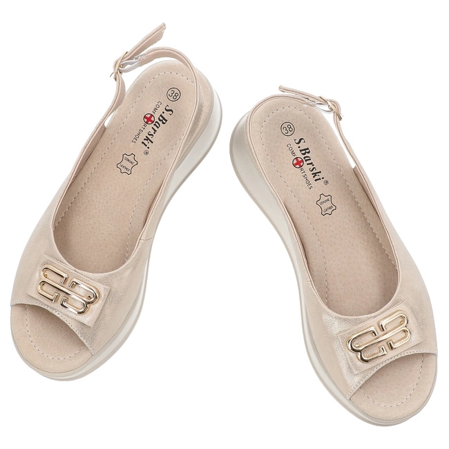 Sandále S.BARSKI - LR51-593 Gold
