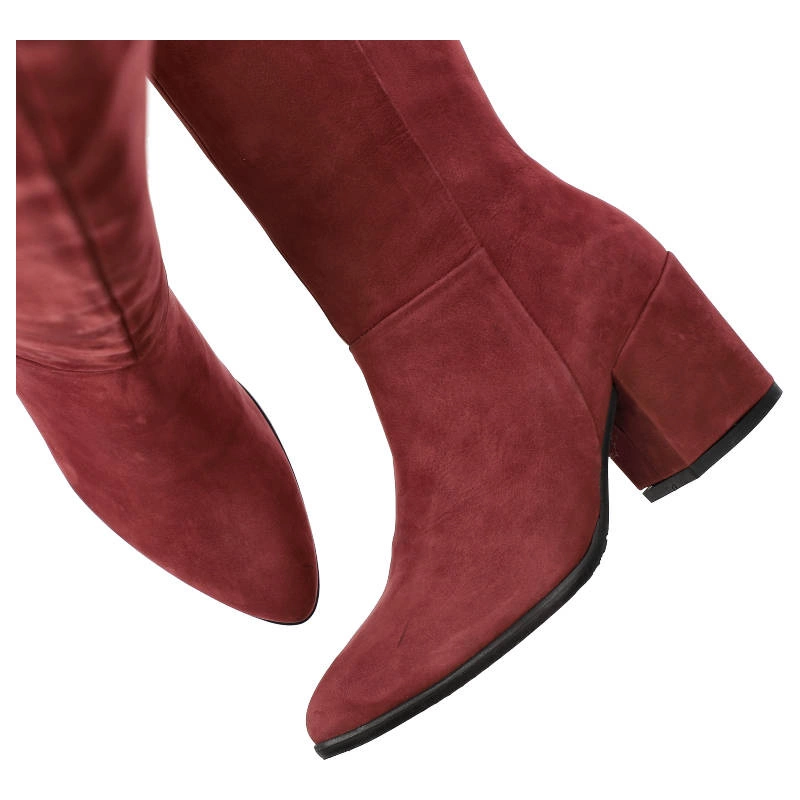 Čižmy Lemar - 70099 Czerwony V.Sangria