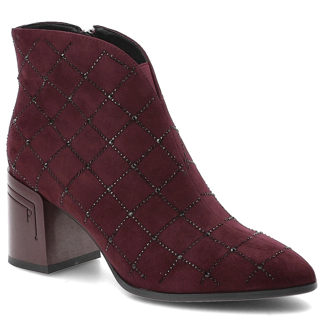 Členkové Topánky S.BARSKI - MR52-132 Wine