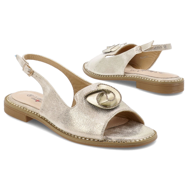 Sandále S.BARSKI - KV51-006 Lt.Gold