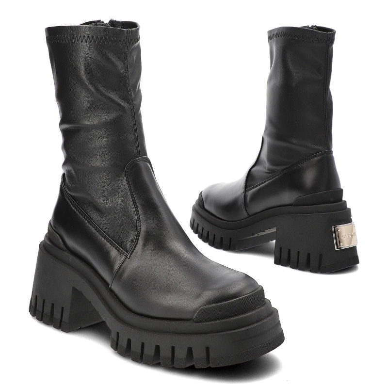 Členkové Topánky Carinii - B10021_-E50-000-000-F48 Czarny