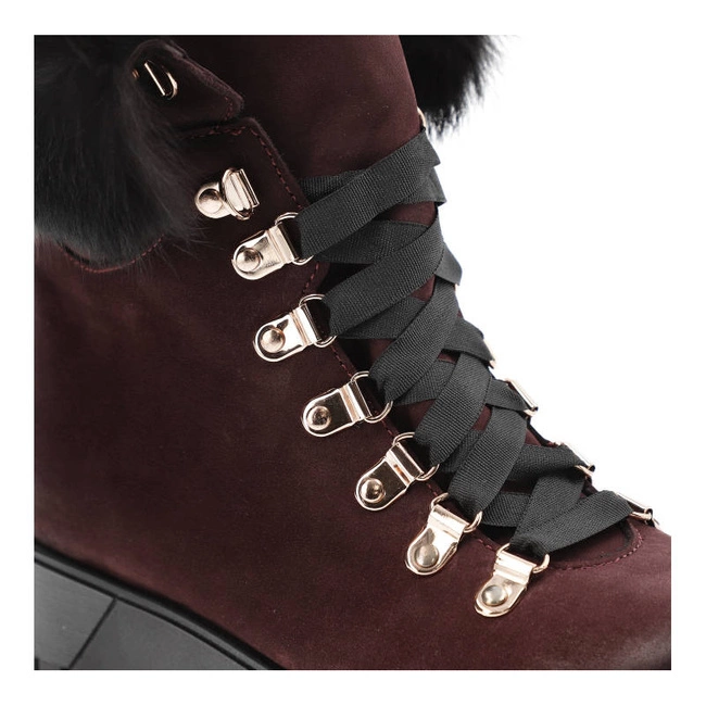 Členkové Topánky Chebello - 1809_016-000-POL-S13 Bordowy