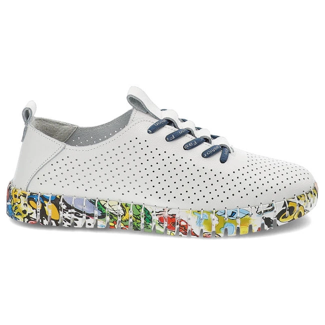 Tenisky Artiker - 52C1382 Biało-Niebieski