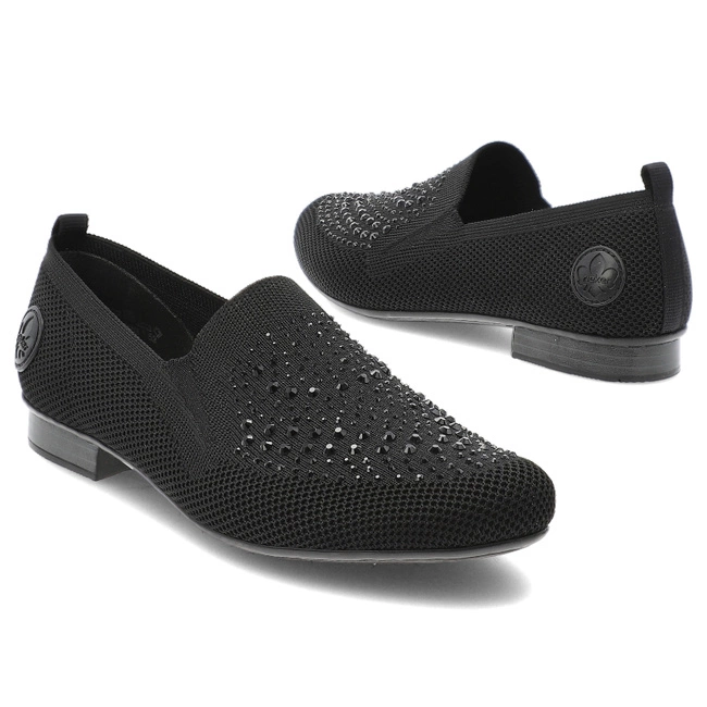 Poltopánky RIEKER - 51989-00 Black