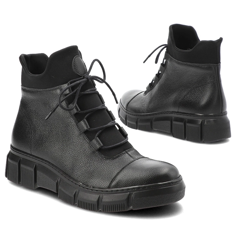 Šnúrovacie Členkové Topánky Armodo - 1519 Czarny 1269
