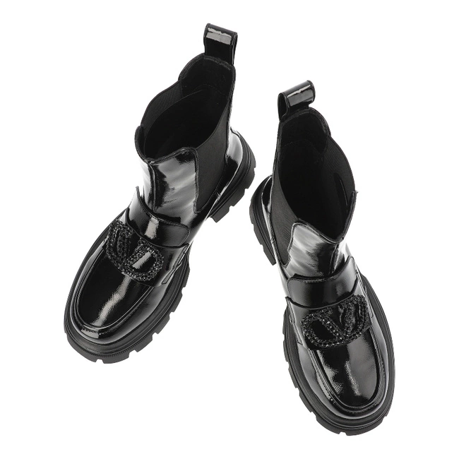 Členkové Topánky S.Barski - MR880-074 Black