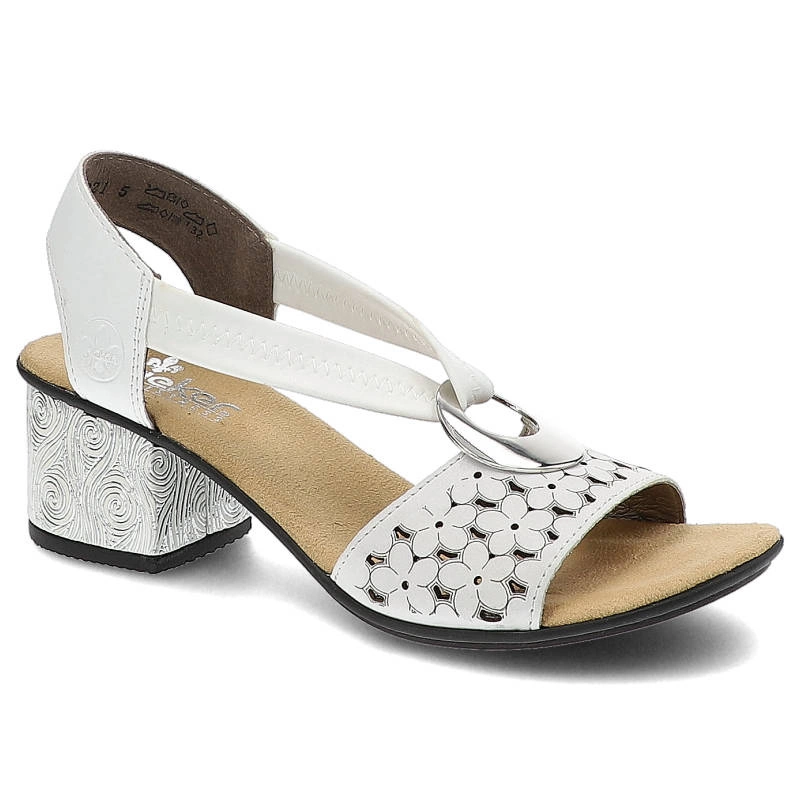 Sandále Rieker - 64677-80 White