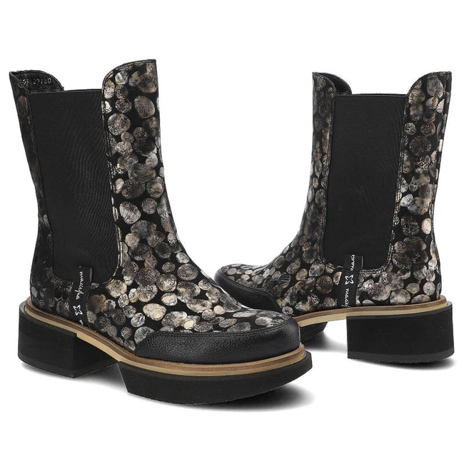Členkové Topánky Maciejka - 05269-25/00-3 Czarny/Złoty