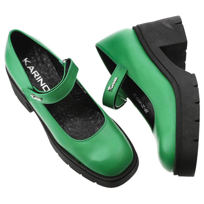 Poltopánky Karino - 4475/066-P Zielony/Lico