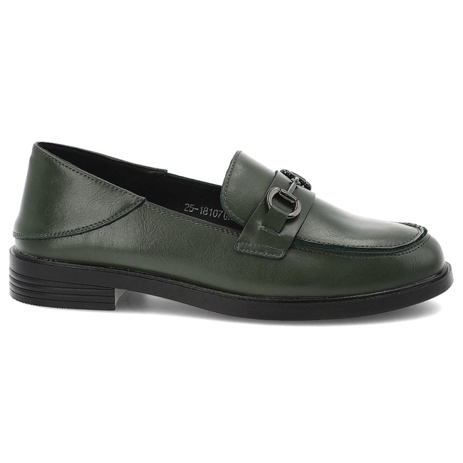 Poltopánky VINCEZA - 18107 GN Zielony Lico Skóra