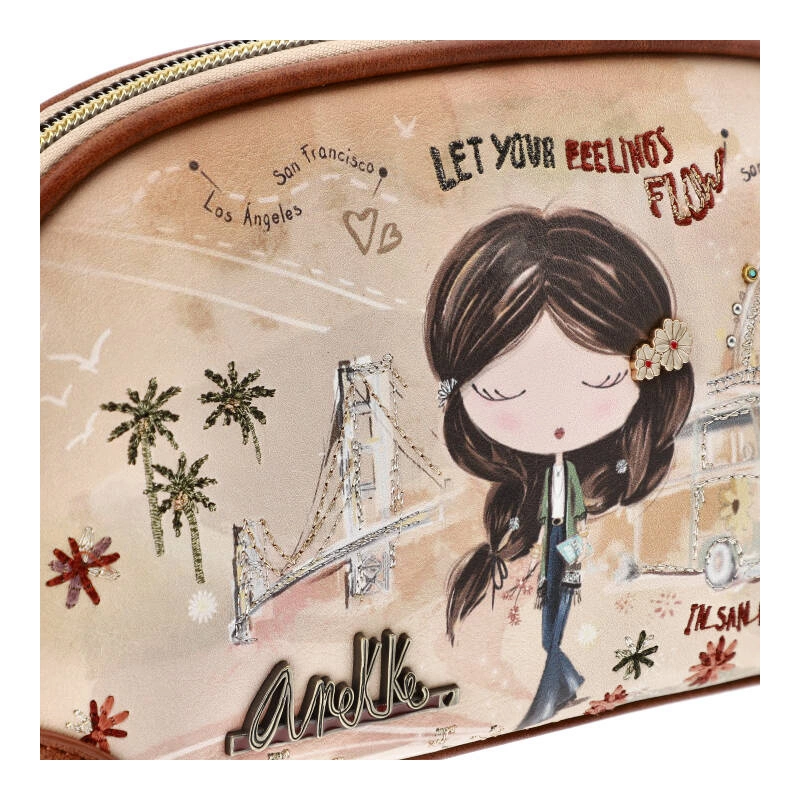 Peňaženka Anekke - 38809-709 Brązowy