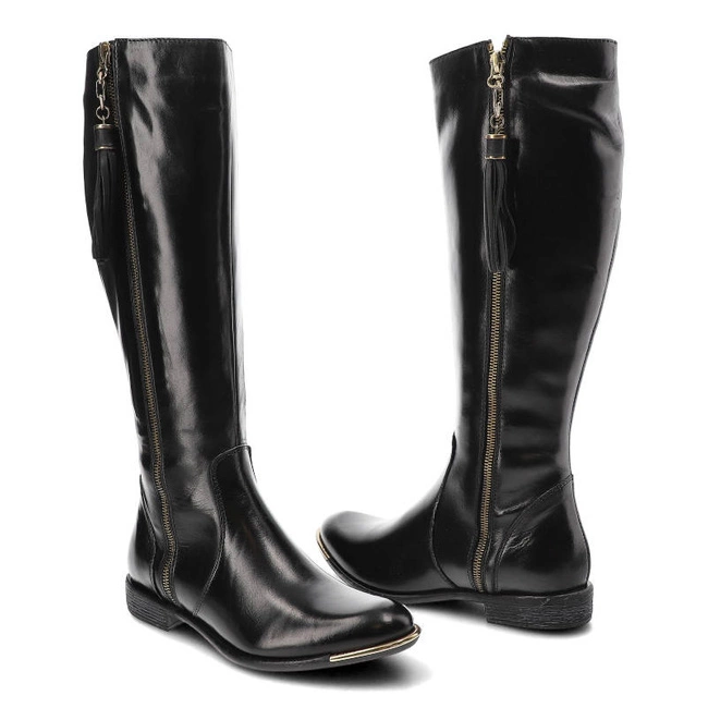 Čižmy Carinii - B1699_-B25-000-POL-507 Crust Nero